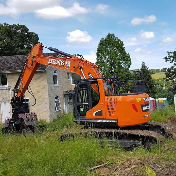 Groundworks at Bens Demolition