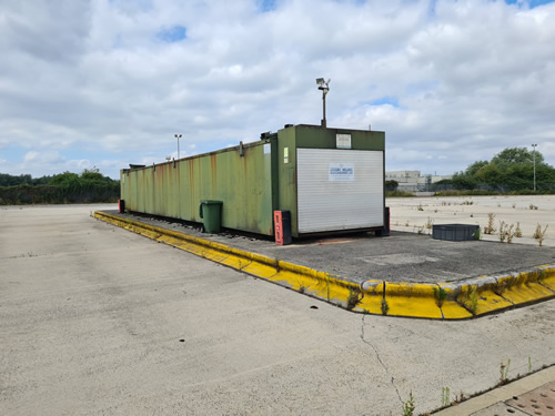 Bens Demolition Division job Remove old fuel tank from site PMR. Keypoint, Swindow photo number 1