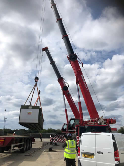 Bens Demolition Division job Remove old fuel tank from site PMR. Keypoint, Swindow photo number 4