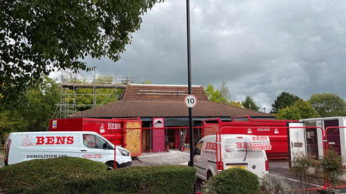 Bens Demolition Division job Pizza Hut, Taunton for Court Construction photo number 3