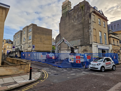 Bens Demolition Division photo New King Street, Bath