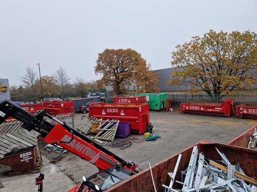 Bens Demolition Division job Emerson green 21st century 2000 metres of office soft strip and mezz floor out photo number 12