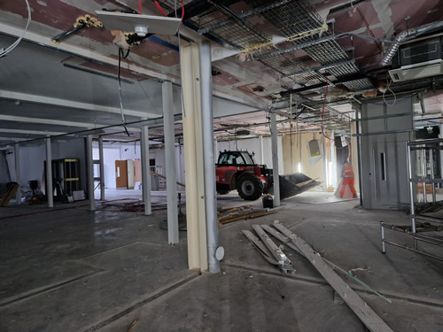 Bens Demolition Division job Emerson green 21st century 2000 metres of office soft strip and mezz floor out photo number 13