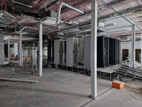 Bens Demolition Division job Emerson green 21st century 2000 metres of office soft strip and mezz floor out photo number 14