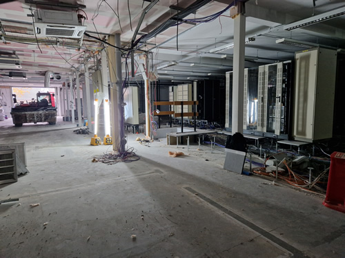 Bens Demolition Division job Emerson green 21st century 2000 metres of office soft strip and mezz floor out photo number 15