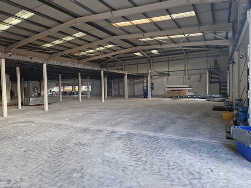 Bens Demolition Division job Emerson green 21st century 2000 metres of office soft strip and mezz floor out photo number 32