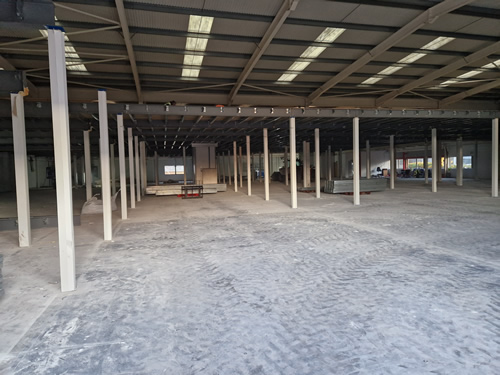 Bens Demolition Division job Emerson green 21st century 2000 metres of office soft strip and mezz floor out photo number 34