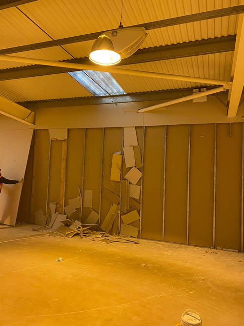 Bens Demolition Division job Emerson green 21st century 2000 metres of office soft strip and mezz floor out photo number 39