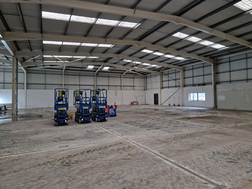 Bens Demolition Division job Emerson green 21st century 2000 metres of office soft strip and mezz floor out photo number 44
