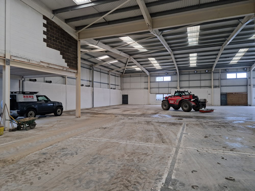 Bens Demolition Division job Emerson green 21st century 2000 metres of office soft strip and mezz floor out photo number 45