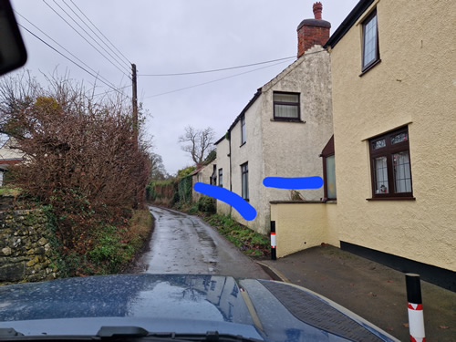 Bens Demolition Division photo Vicarage Lane, Olveston