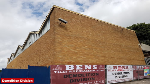 Bens Demolition Division job Factory demolition Crews Hole Road, Bristol for Prestige Developments photo number 1