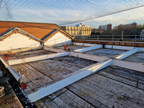 Bens Demolition Division job Soft strip, remove lift and roof structure for West Tec in Bristol photo number 2