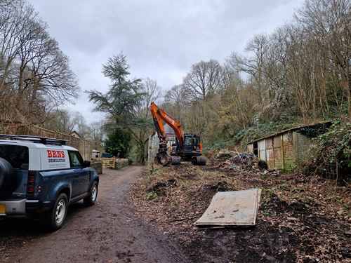 Bens Demolition Division photo Lower Conham Vale, Hanham