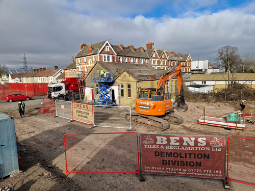 Bens Demolition Division job Demolition in Avonmouth for Clayewater Homes photo number 6