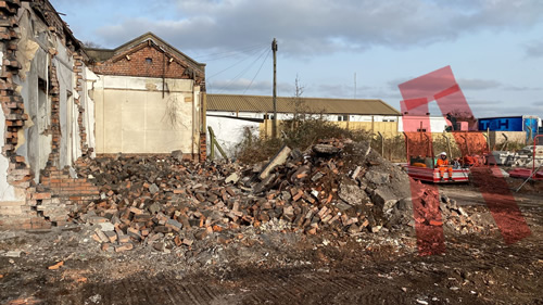 Bens Demolition Division job Demolition in Avonmouth for Clayewater Homes photo number 13