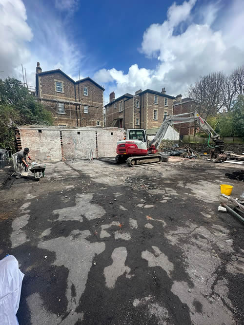Bens Demolition Division job Demolish Garages in Clifton, Bristol photo number 5