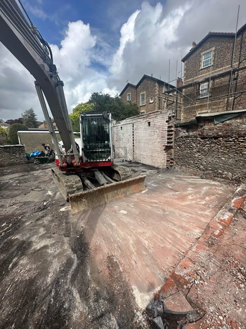 Bens Demolition Division job Demolish Garages in Clifton, Bristol photo number 6