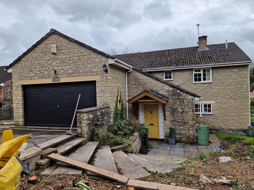 Bens Demolition Division job Demolish house in Abbots Leigh, Bristol photo number 1