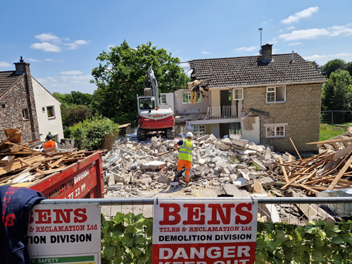 Bens Demolition Division job Demolish house in Abbots Leigh, Bristol photo number 4