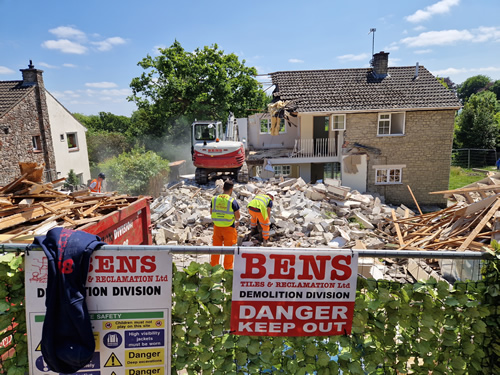 Bens Demolition Division job Demolish house in Abbots Leigh, Bristol photo number 5