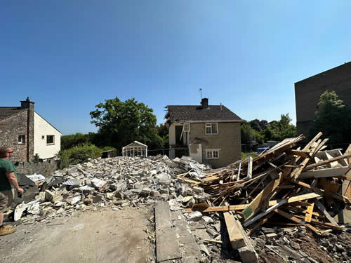 Bens Demolition Division job Demolish house in Abbots Leigh, Bristol photo number 6