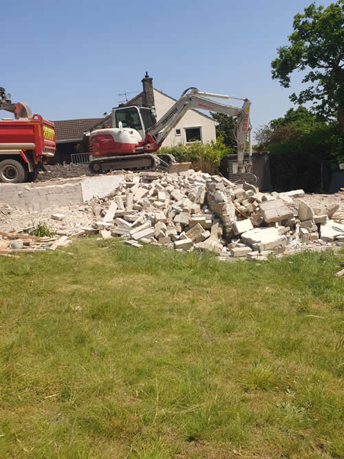 Bens Demolition Division job Demolish house in Abbots Leigh, Bristol photo number 9