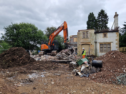 Bens Demolition Division job House demolition in Chippenham photo number 4