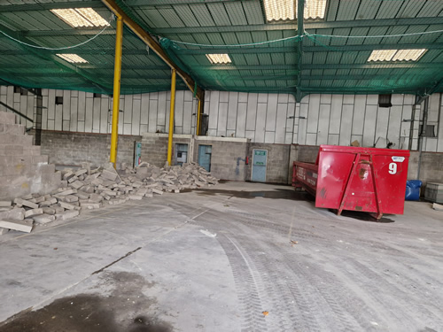 Bens Demolition Division job Removed concrete office block and large wall for Court Construction photo number 5
