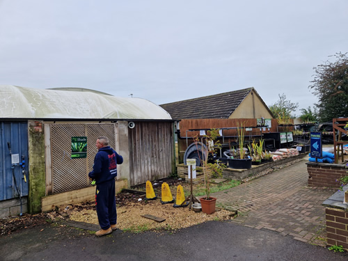 Bens Demolition Division photo Iron Acton Garden Centre