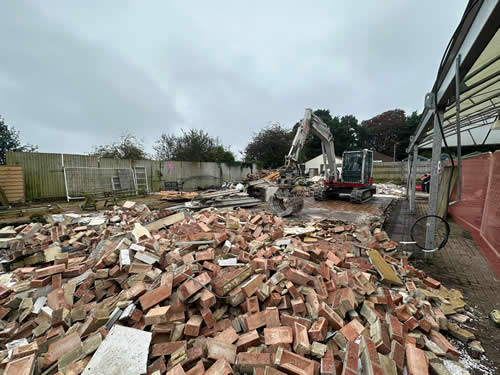 Bens Demolition Division job Iron Acton Garden Centre photo number 11