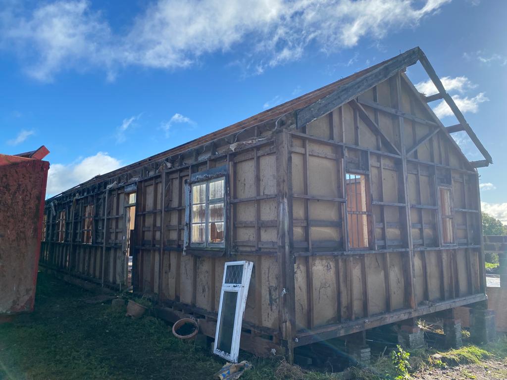 Bens Demolition Division job Outbuilding removal of asbestos sheets photo number 4