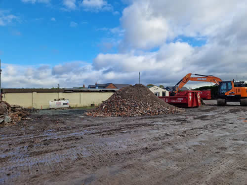 Bens Demolition Division job Site demolition at Framption Cotterall photo number 2
