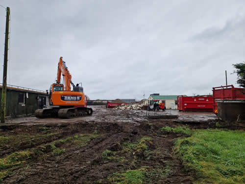 Bens Demolition Division job Site demolition at Framption Cotterall photo number 5