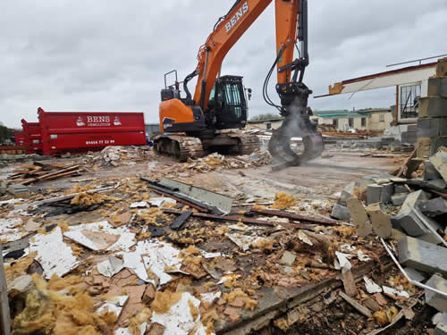 Bens Demolition Division job Site demolition at Framption Cotterall photo number 7