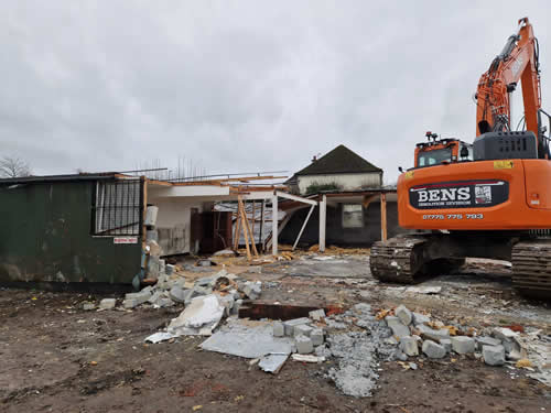 Bens Demolition Division job Site demolition at Framption Cotterall photo number 8