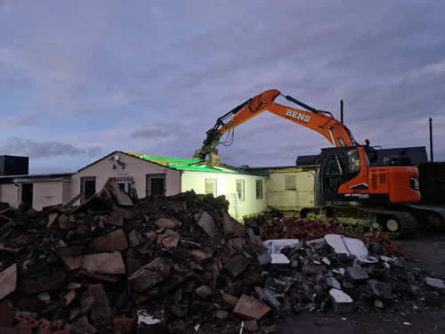 Bens Demolition Division job Site demolition at Framption Cotterall photo number 9