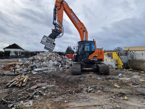 Bens Demolition Division job Site demolition at Framption Cotterall photo number 19