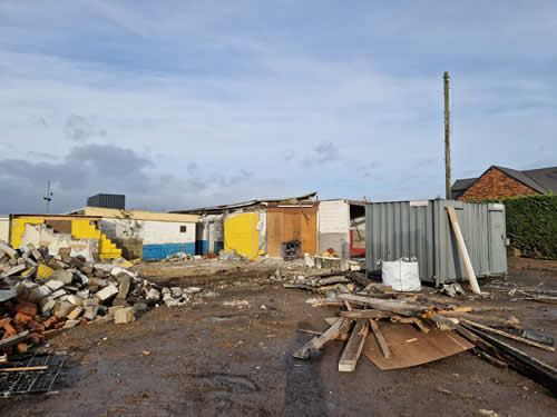 Bens Demolition Division job Site demolition at Framption Cotterall photo number 20