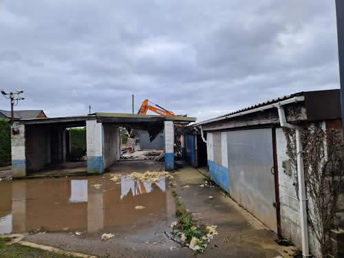 Bens Demolition Division job Site demolition at Framption Cotterall photo number 23