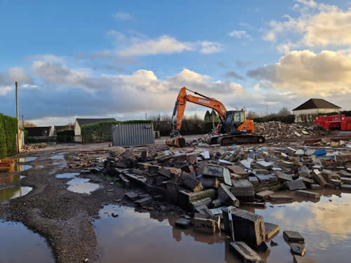 Bens Demolition Division job Site demolition at Framption Cotterall photo number 26