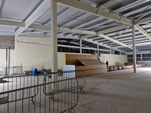 Bens Demolition Division job Soft Strip and remove mezzanine floorin in Bradley Stoke for C.W. Duke photo number 1