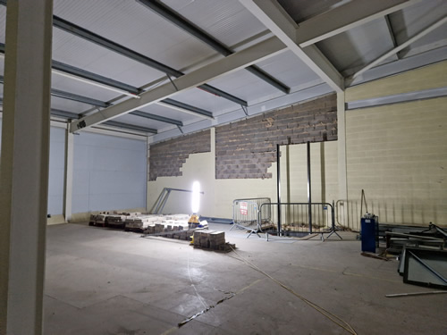 Bens Demolition Division job Soft Strip and remove mezzanine floorin in Bradley Stoke for C.W. Duke photo number 2
