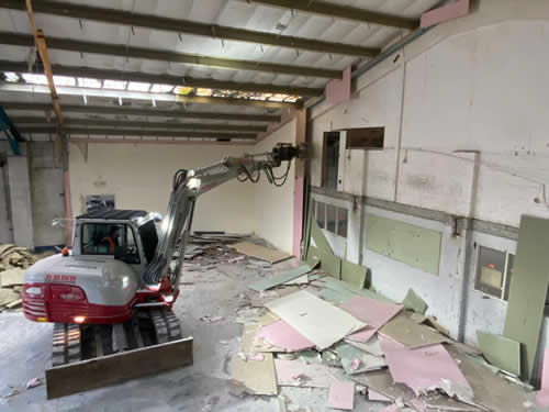 Bens Demolition Division job Remove plasterboard room, strip out internal offices and demolish in Brislington photo number 7