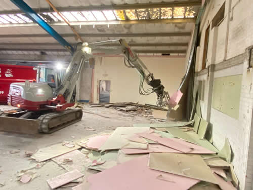 Bens Demolition Division job Remove plasterboard room, strip out internal offices and demolish in Brislington photo number 9