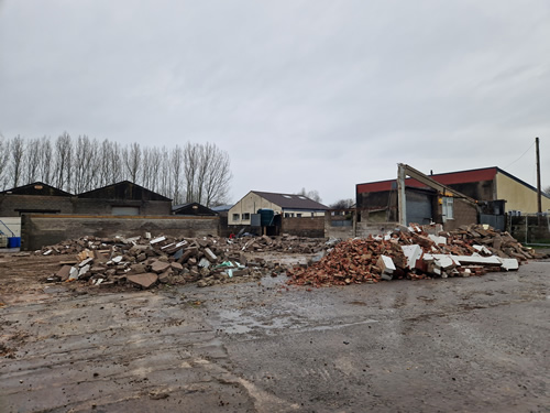 Bens Demolition Division job Kendalshire Golf Club old ground keeps sheds photo number 5