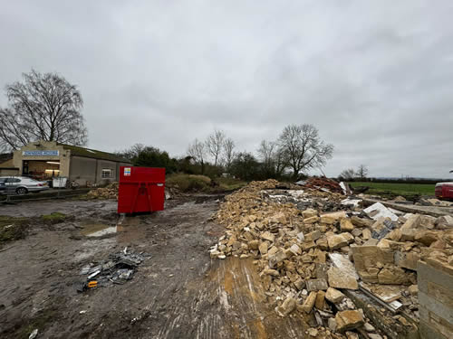 Bens Demolition Division job Bungalow and garage demolition, Broughton Gifford near Melksham photo number 11