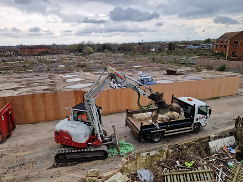 Bens Demolition Division job Unsafe building had to be carefully dismantled by hand in Trowbridge photo number 7