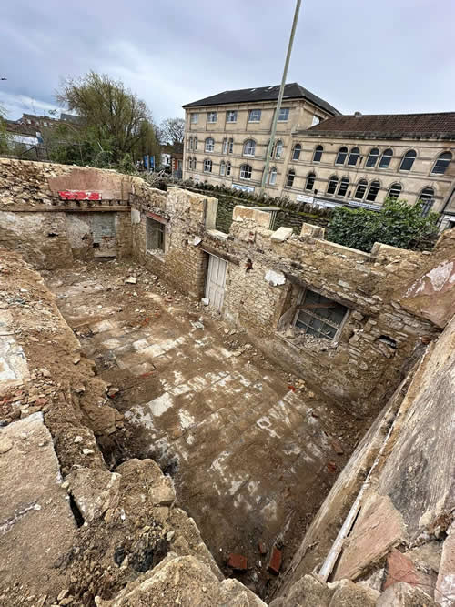 Bens Demolition Division job Unsafe building had to be carefully dismantled by hand in Trowbridge photo number 16