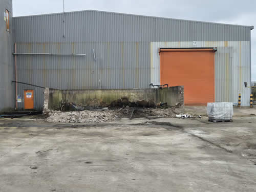 Bens Demolition Division job Remove concrete wall and slab photo number 4